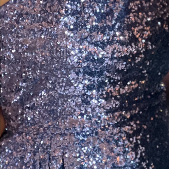 Shoshanna Lacey Sequin-Embellished One-Shoulder Mini Dress *SOLD OUT* ✨SPARKLY✨ - Picture 7 of 7